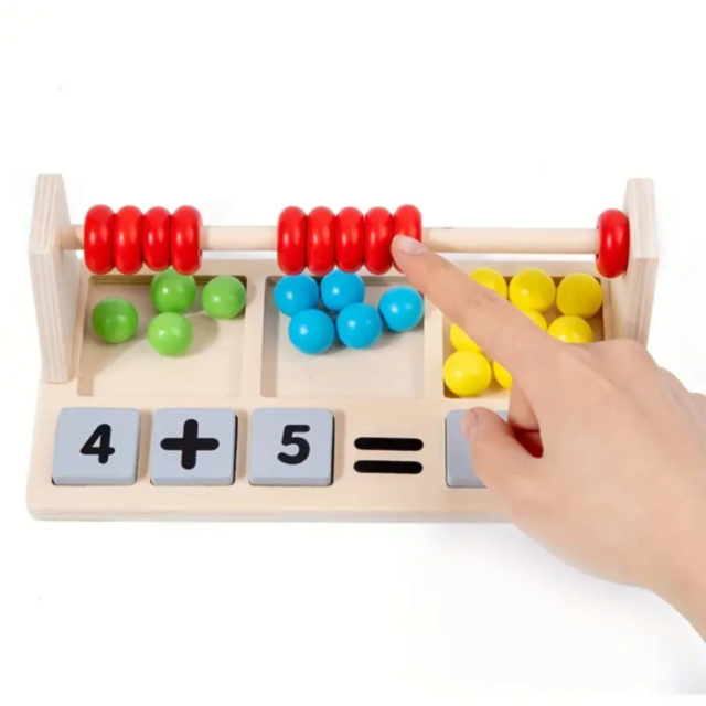 Set Montessori de Matematică - Abac, Numere și Activități de Calcul