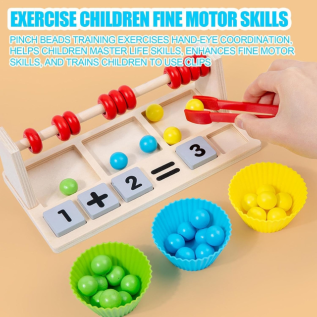 Set Montessori de Matematică - Abac, Numere și Activități de Calcul