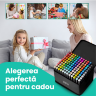 Set Markere cu 120 Culori Vibrante – Perfect pentru Artă și Design