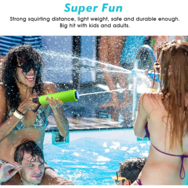 Pistol cu Apă din Spumă EVA, Duză Reglabilă (culoare aleatorie)