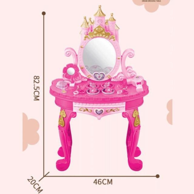 Masa de Toaletă pentru Fetițe cu Accesorii