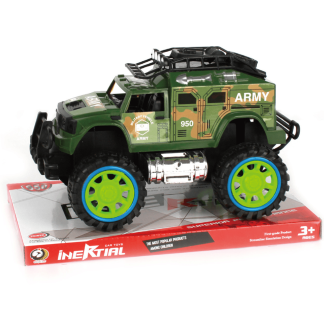 Jeep Militar de Fricțiune cu Roți Mari Off-Road