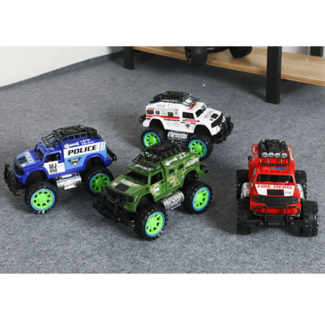 Jeep Militar de Fricțiune cu Roți Mari Off-Road