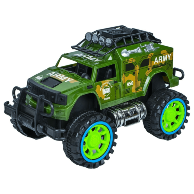 Jeep Militar de Fricțiune cu Roți Mari Off-Road