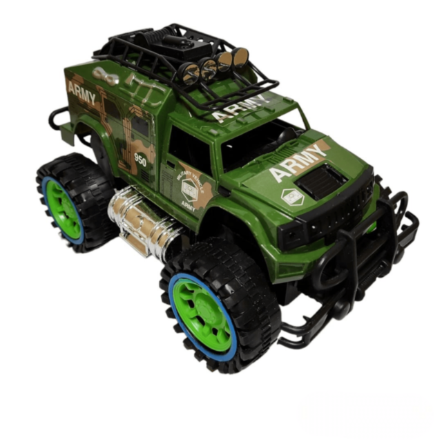 Jeep Militar de Fricțiune cu Roți Mari Off-Road