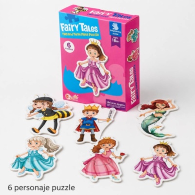 Set puzzle cu personaje din povești pentru copii mici | image