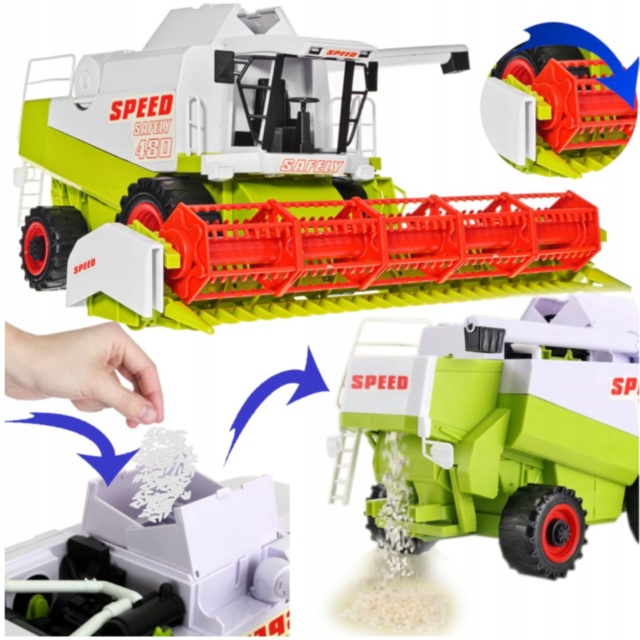 Combină Agricolă de Jucărie pentru Copii cu Funcții