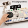 Mixer DJ muzical pentru copii cu microfon și lumini