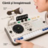 Mixer DJ muzical pentru copii cu microfon și lumini