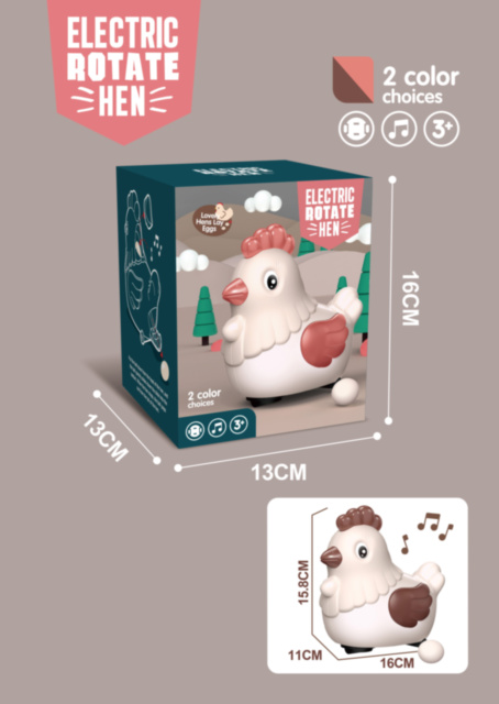 Găina care Merge și Face Ouă, cu Sunete și Lumini 