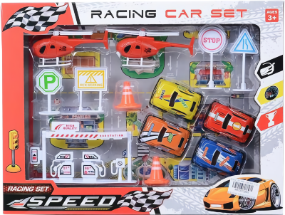 Set Vehicule de Metal Traficul Orașului cu Accesorii | image