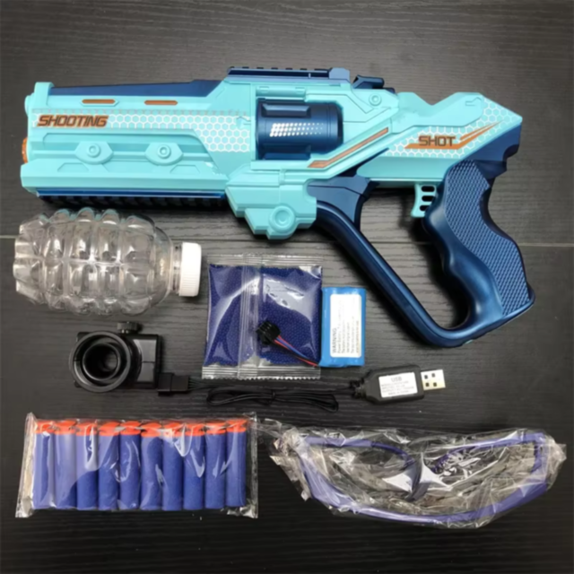 Blaster cu Bile de Apă și Darts - Set Complet de Bătălie