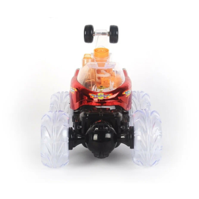 Mașinuță Acrobatică cu Telecomandă și Funcție de Bule, Efecte de Lumină și Muzică