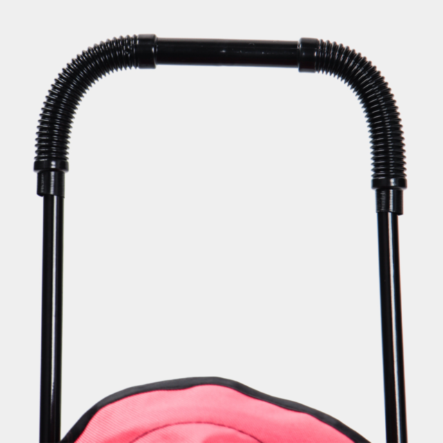 Cărucior Roz pentru Păpuși cu Design Elegant