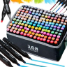 Set de Markere cu 168 Culori Vibrante – Ideal pentru Desen și Ilustrații