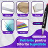 Set de Markere cu 168 Culori Vibrante – Ideal pentru Desen și Ilustrații