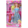Păpușă cu Rochii și Accesorii (culoare aleatorie)