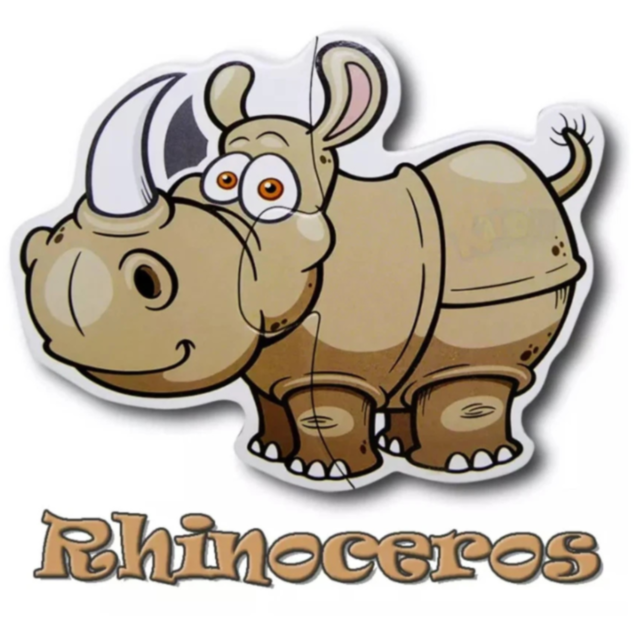 Puzzle Animale Junglă 6 în 1 pentru Copii