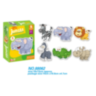 Puzzle Animale Junglă 6 în 1 pentru Copii