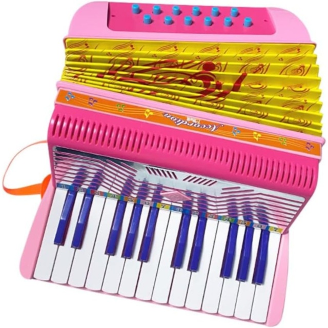 Acordeon de Jucărie pentru Copii cu Clape și Butoane (culoare aleatorie)