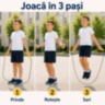 Coardă de sărit pentru copii cu mânere striate