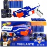 Pistol Blaster Nerf cu 10 Proiectile și 3 Conserve Țintă