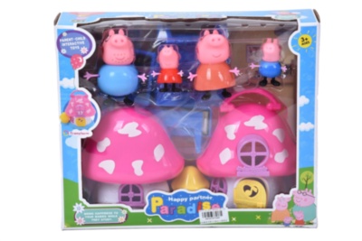 Căsuța Peppa cu 4 Figurine și Accesorii | image