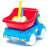 Camion cu Lopățica, Greblă și Formă de Nisip, 35cm 