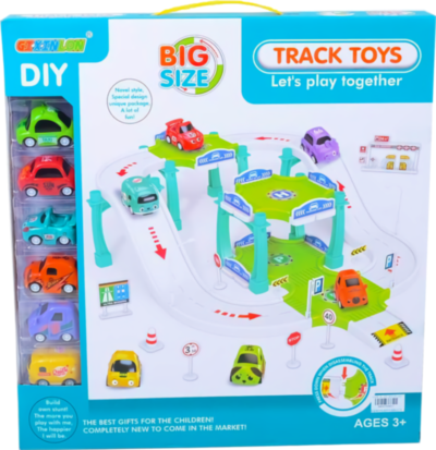 Set Parcare Etajată și Stație Peco cu 6 Mașinuțe | image