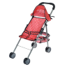 Cărucior pentru Păpuși cu Design Elegant și Cadru Metalic