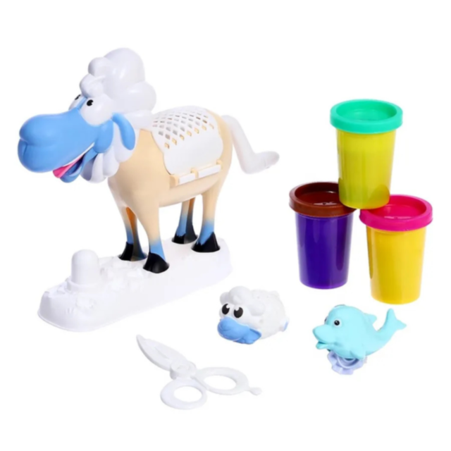 Oaia Veselă – Set de Modelaj Creativ cu Plastilină Colorată