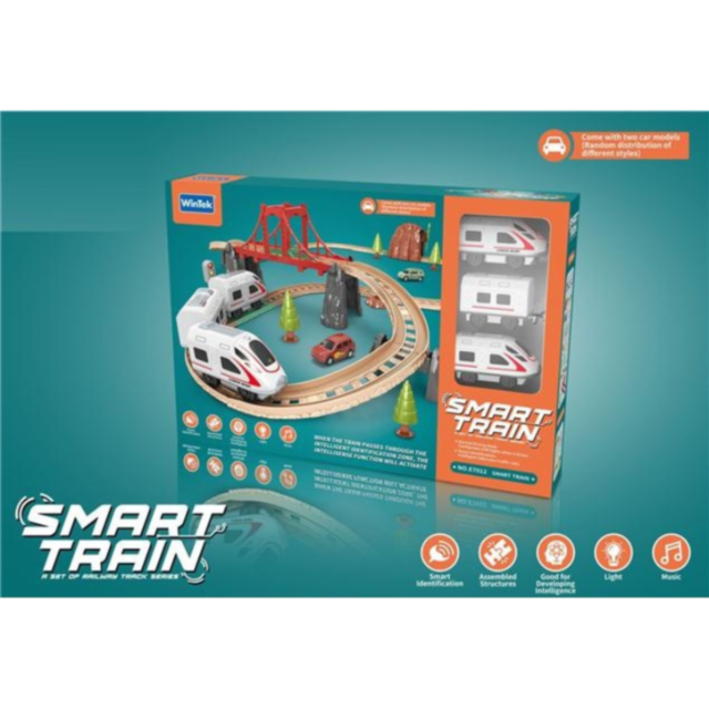 Smart Train - Set Feroviar Inteligent cu Funcții Interactive