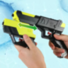 Pistol cu Apă 2 în 1 pentru Copii și Familie | Jet Lung de Apă 10 Metri