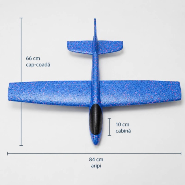 Avion planor mare pentru joacă în aer liber 