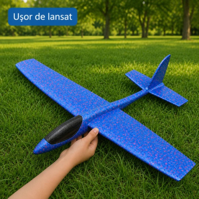 Avion planor mare pentru joacă în aer liber 