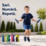 Coardă de sărit pentru copii cu contor mecanic