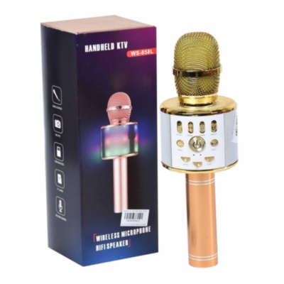 Microfon Karaoke Wireless USB cu Bluetooth și Boxă inclusă | image