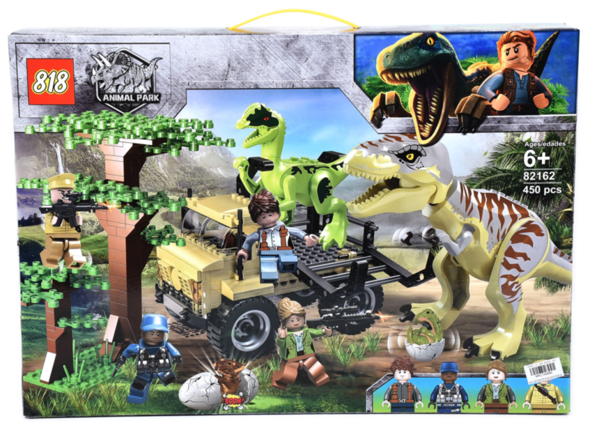 Set de Contrucție Jurassic Park, 450 piese