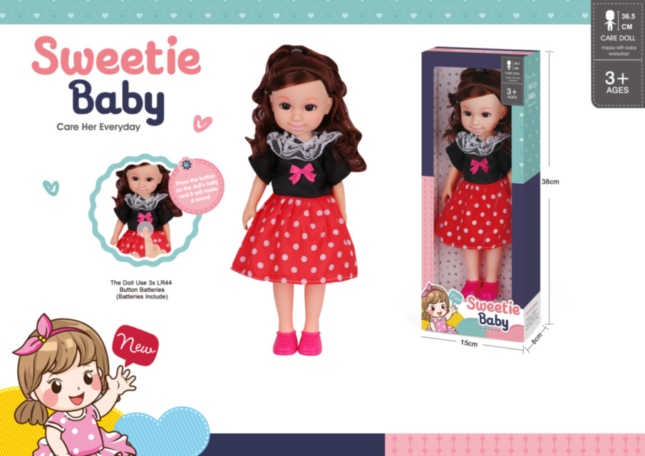 Păpușă Muzicală, 33cm