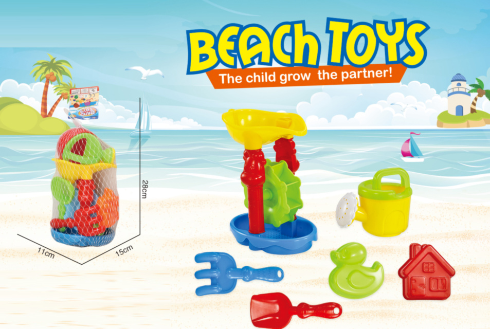 Moara de Nisip și Apă cu 5 Accesorii