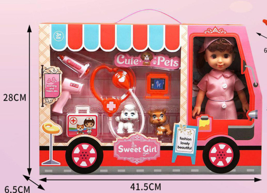 Păpușa cu Trusa Veterinarului