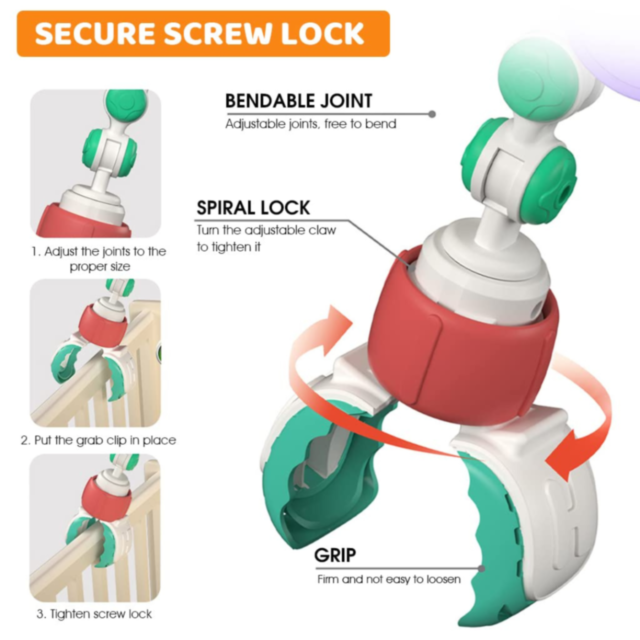 Bară interactivă multifuncțională pentru bebeluși.