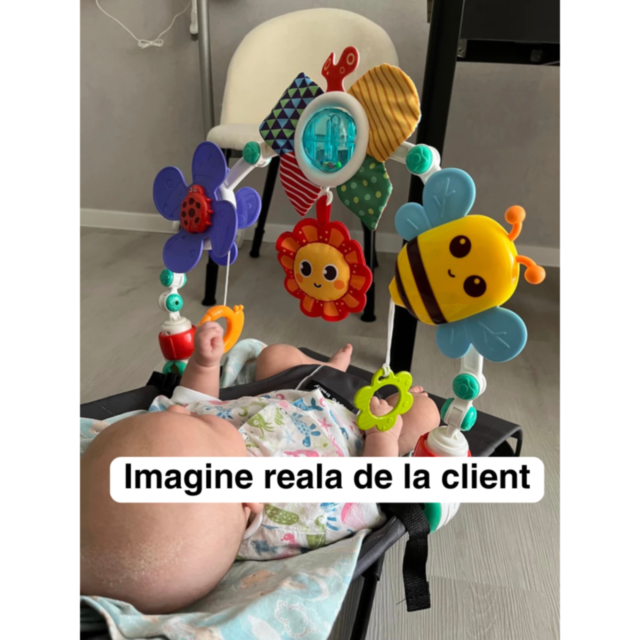 Bară interactivă multifuncțională pentru bebeluși.