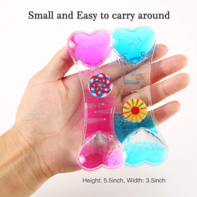 Clepsidră cu Ulei și Nisip Lichid Colorat (culoare aleatorie)