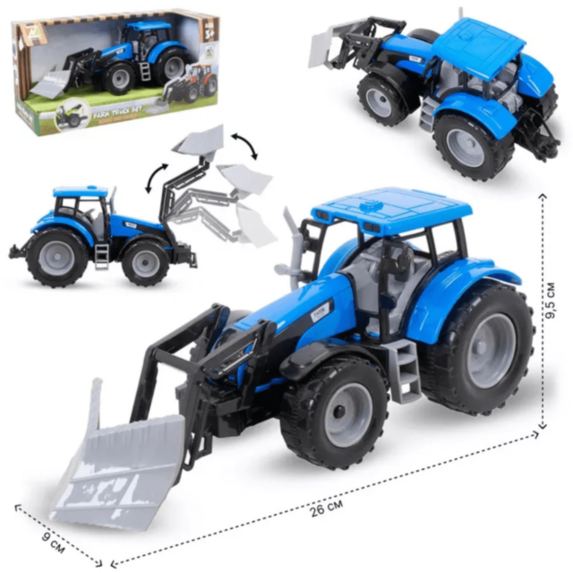 Tractor Fermă cu Cupă Mobilă (culoare aleatorie)