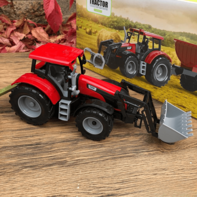 Tractor Fermă cu Cupă Mobilă (culoare aleatorie)