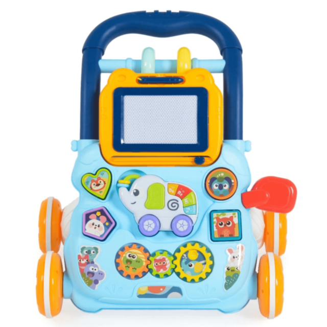 Antepremergător muzical 2-în-1 cu activități, lumini și desen