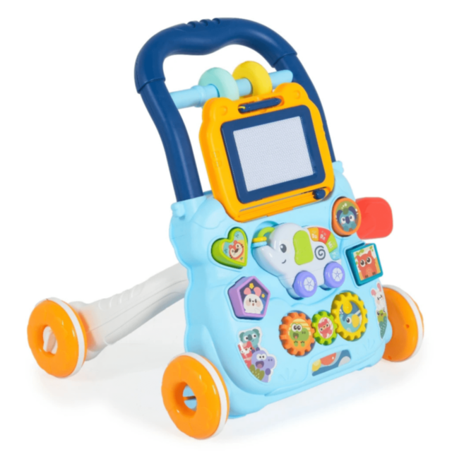 Antepremergător muzical 2-în-1 cu activități, lumini și desen