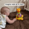 Jucărie Bebeluși Girafă Rotativă cu Bile Colorate
