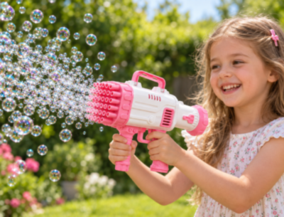 Pistol electric pentru baloane de săpun, 32 de orificii | image